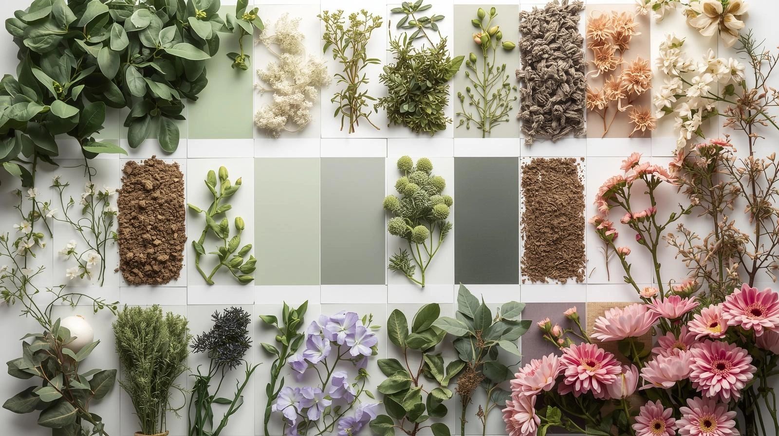 botanical color board