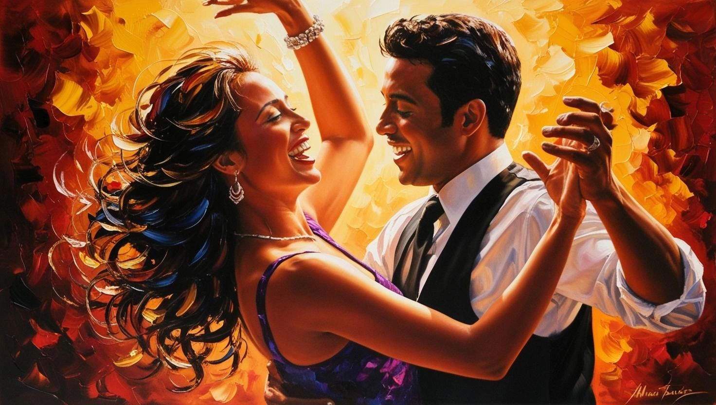 couple salsa dancing after getting married at stone ridge estates wedding venue pasco washingotn