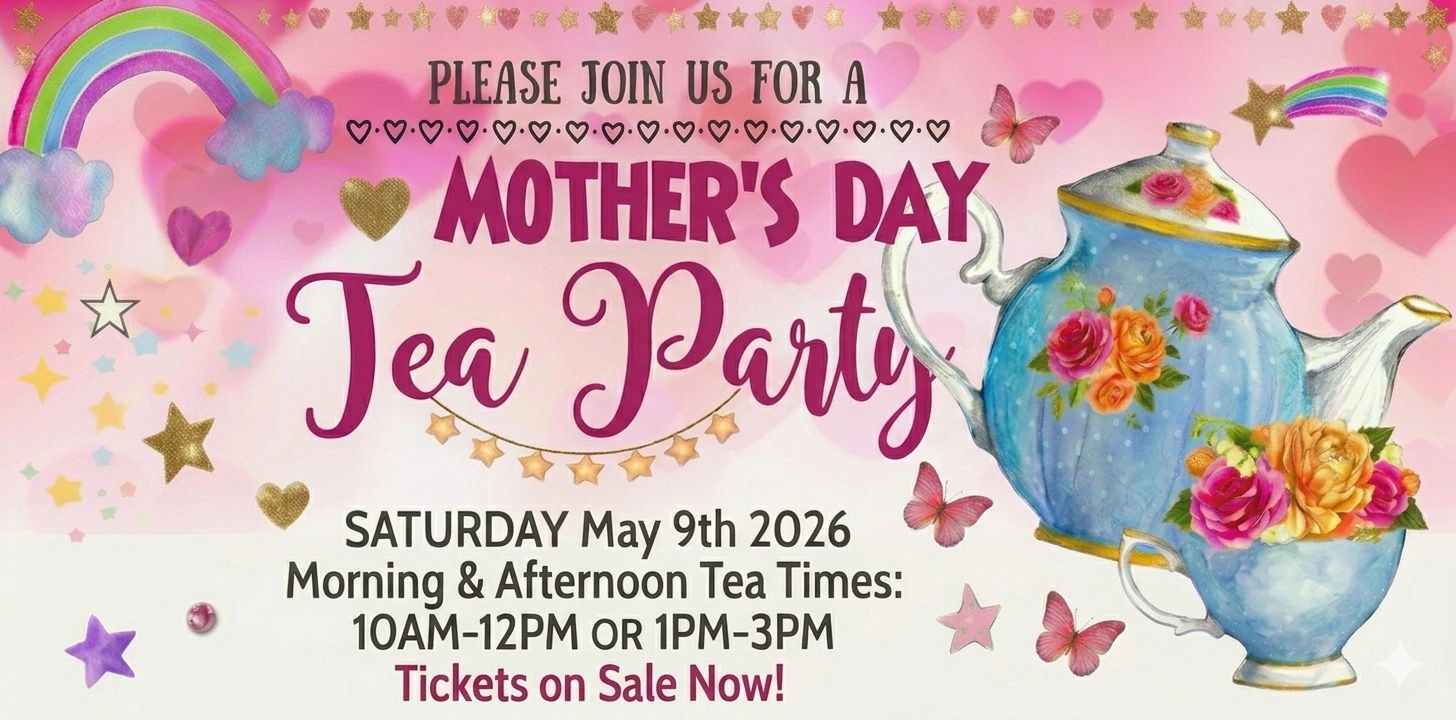 Artwork for the tenth annual Stone Ridge Estates Mother’s Day Tea Party held May 9, 2026
